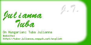 julianna tuba business card